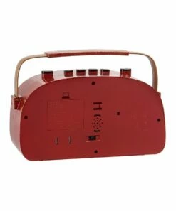 Best Pirce 😉 Evergreen Red Antiqued Musical LED Radio Décor 🔔 -Outlet Evergreen Shop zu88798070 alt 2 tm1598043245