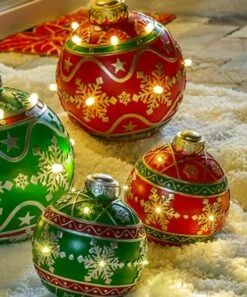 Best Pirce ✔️ Evergreen Red Light-Up Outdoor Ornament 😀 -Outlet Evergreen Shop zu88799345 alt 2 tm1604524388