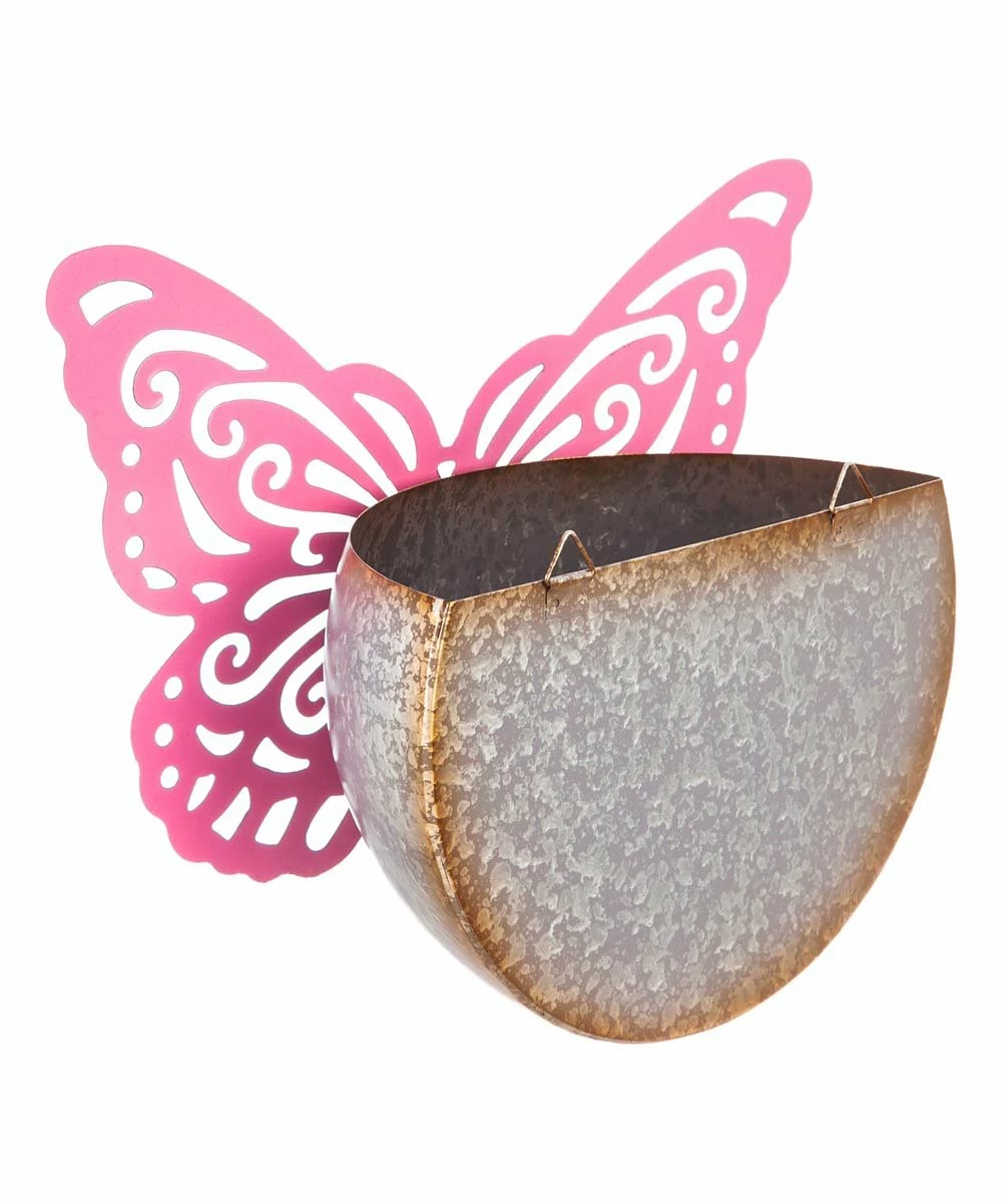 Discount π Evergreen Purple Butterfly Metal Wall Planter π 3 Discount π Evergreen Purple Butterfly Metal Wall Planter π - Image 3
