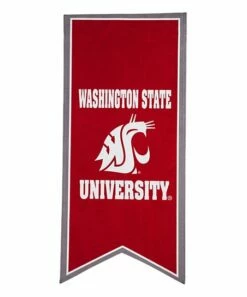 Top 10 💯 Evergreen Washington State Cougars Red & Gray Banner Outdoor Flag 🧨
