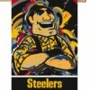 Buy ✔️ Evergreen Pittsburgh Steelers Black Justin Patten Outdoor Flag ✔️