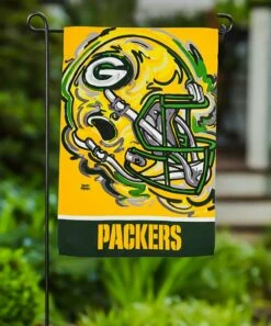 New 🤩 Evergreen Green Bay Packers Yellow Justin Patten Outdoor Flag 🥰 -Outlet Evergreen Shop zu89811269 alt 1 tm1602773841