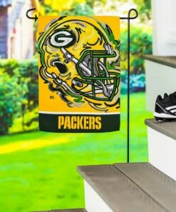 New 🤩 Evergreen Green Bay Packers Yellow Justin Patten Outdoor Flag 🥰 -Outlet Evergreen Shop zu89811269 alt 2 tm1602773841