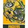 New 🤩 Evergreen Green Bay Packers Yellow Justin Patten Outdoor Flag 🥰