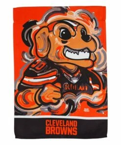 Cheap 🤩 Evergreen Cleveland Browns Red Justin Patten Outdoor Flag 🎁 -Outlet Evergreen Shop zu89811772 alt 1 tm1634135372