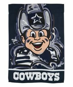 Wholesale 🎉 Evergreen Dallas Cowboys Navy Justin Patten Outdoor Flag 🥰