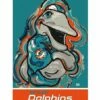 Flash Sale 🔥 Evergreen Miami Dolphins Aqua Justin Patten Outdoor Flag 😉