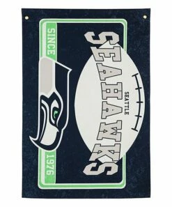 Best Sale ✨ Evergreen Seattle Seahawks Navy Estate Outdoor Flag ✨