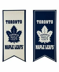 Best Pirce 😀 Evergreen Toronto Maple Leafs Blue & Silver Banner Outdoor Flag ✨ -Outlet Evergreen Shop zu89814937 alt 2 tm1602773841