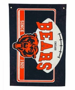 Best Pirce 🔥 Evergreen Chicago Bears Navy Estate Outdoor Flag ⭐