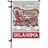 Brand new 🛒 Evergreen Oklahoma Sooners Crimson Justin Patten Outdoor Flag ⭐