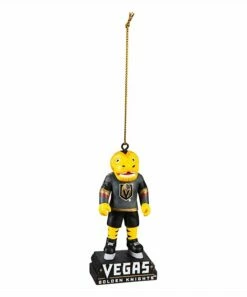 New 👏 Evergreen Vegas Golden Knights Mascot Statue Ornament 🛒