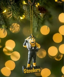Promo 🛒 Evergreen Pittsburgh Steelers Mascot Statue Ornament 🎉 -Outlet Evergreen Shop zu89821463 alt 2 tm1602774952