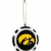 Brand new 😉 Evergreen Iowa Hawkeyes Game Chip Ornament 👍