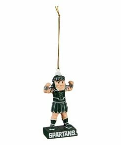 Hot Sale ✨ Evergreen Michigan State Spartans Mascot Statue Ornament ⌛