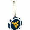 Wholesale ❤️ Evergreen West Virginia Mountaineers Game Chip Ornament 🤩