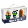 Promo 💯 Evergreen Seattle Seahawks Snack Pack Ornament - Set Of Three ✔️