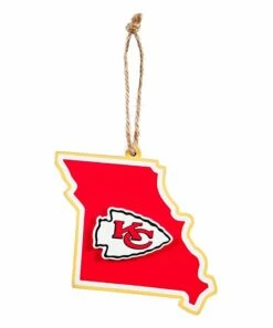 Brand new 😉 Evergreen Kansas City Chiefs State Ornament 😉