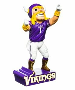 Buy 😀 Evergreen Minnesota Vikings Purple Mascot Statue 🧨