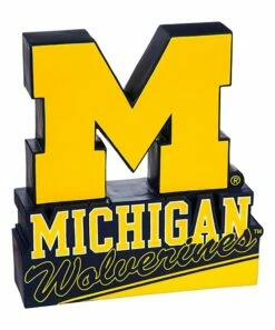 Best Pirce ✔️ Evergreen Michigan Wolverines Yellow & Black Logo Décor 🎉