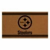 Budget 🥰 Evergreen Pittsburgh Steelers Doormat 👏