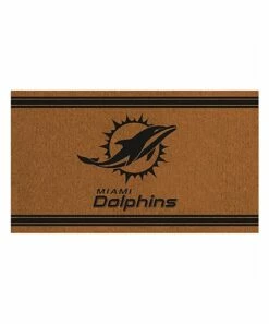 Discount 🤩 Evergreen Miami Dolphins Doormat 🧨
