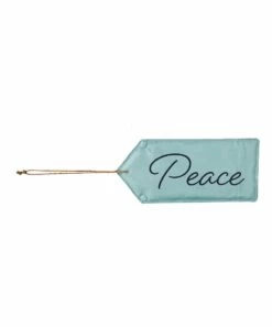 Best Pirce 🌟 Evergreen Teal 'Peace' Door Tag ⭐