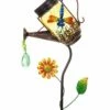 Outlet ⌛ Evergreen Dragonfly Jar Watering Can Solar Garden Stake 👍