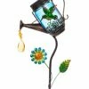 Best deal 🔔 Evergreen Hummingbird Jar Watering Can Solar Garden Stake ✔️