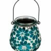 Brand new 🥰 Evergreen Teal Mosaic Solar Lantern 🎉