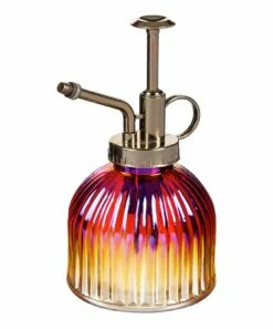 Brand new 🛒 Evergreen Red Iridescent Ombré Glass Plant Mister ⭐ -Outlet Evergreen Shop zu93105338 alt 2 tm1659646821