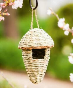Best Pirce ⌛ Evergreen Natural Woven Acorn Birdhouse 🛒 -Outlet Evergreen Shop zu93535353 alt 2 tm1615935048