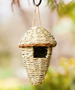 Best Pirce ⌛ Evergreen Natural Woven Acorn Birdhouse 🛒