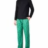 Best reviews of 🤩 SLEEPHERO Black & Evergreen Trees Henley Pajama Set - Men ⭐