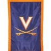 Budget ✨ Evergreen University Of Virginia Navy & Orange Outdoor Flag 🥰