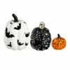 Flash Sale 🎁 Evergreen 🎃 Halloween Night Ceramic Pumpkin Figurine - Set Of Three 🥰