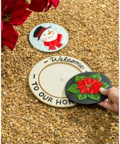 Coupon 🤩 Evergreen Holiday Icon 'Welcome' Garden Stone Set 😉 -Outlet Evergreen Shop zu95239294 alt 2 tm1622156707