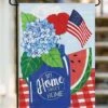 Best Sale ⭐ Evergreen Blue & Red 'My Home Sweet Home' Watermelon 12'' Outdoor Flag 😉