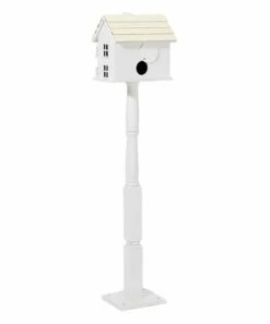 Best reviews of 😀 Evergreen White Cape Cod Birdhouse Post 😀 -Outlet Evergreen Shop zu95866319 alt 1 tm1621634522