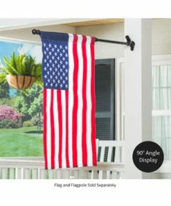 New 🥰 Evergreen Black Extendable Metal Outdoor Flag Pole 🛒 -Outlet Evergreen Shop zu95989913 alt 2 tm1649355075