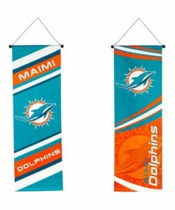 Hot Sale ⭐ Evergreen Miami Dolphins Dowel Banner ⭐