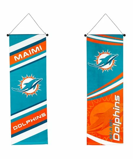 Hot Sale ⭐ Evergreen Miami Dolphins Dowel Banner ⭐ 1 Hot Sale ⭐ Evergreen Miami Dolphins Dowel Banner ⭐