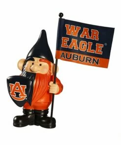 Coupon 🥰 Evergreen Auburn University Black & Orange 'War Eagle' Flag Gnome 👍