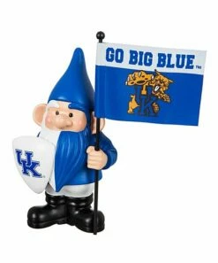 Best Sale 👍 Evergreen University Of Kentucky Blue & White 'Go Big Blue' Flag Gnome 😍