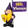 Hot Sale ✔️ Evergreen Minnesota Vikings Purple & Gold Flag Holder Gnome 😀