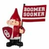 Flash Sale 😉 Evergreen University Of Oklahoma Red & White 'Boomer Sooner' Flag Gnome 🥰