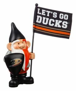 Best deal 😉 Evergreen Anaheim Ducks White & Red 'Let's Go Ducks' Flag Gnome 💯 -Outlet Evergreen Shop zu97215718 alt 1 tm1635336756