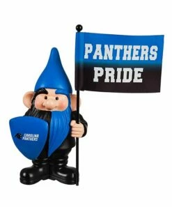 Wholesale 🤩 Evergreen Carolina Panthers Black & Blue 'Panthers Pride' Flag Gnome ⌛