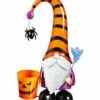 Flash Sale 🌟 Evergreen Orange & Black Gnome & Jack-o'-Lantern Planter Statue 🔔