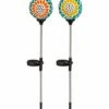 Buy ✔️ Evergreen Sunflower Mosaic Solar Garden Stake - Set Of Two ⌛